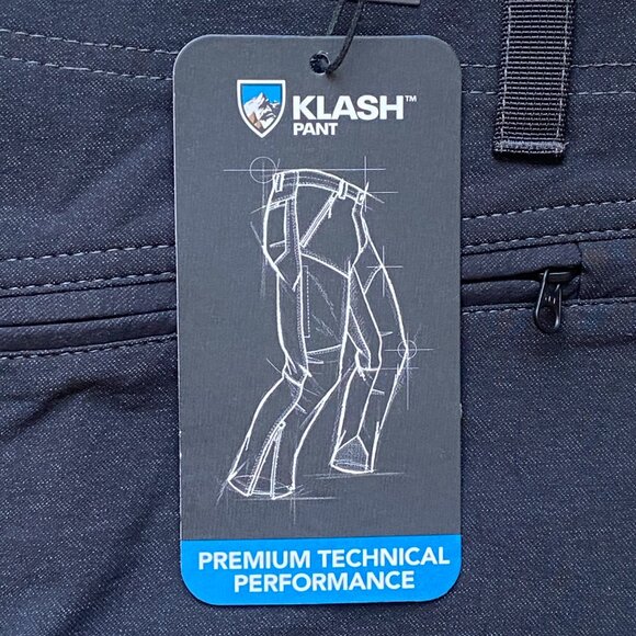 KUHL Klash Pant 30x34 Klassik Fit Abrasion Water Resistant Gotham Black Blue NWT - Picture 3 of 15